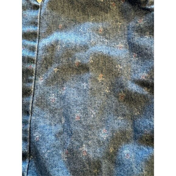 Vintage Y2K 90ies Baby Girls Oshkosh floral footed overalls size 6/9 months - Picture 5 of 7